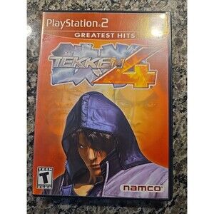 Tekken 4 PS2 PlayStation 2 Greatest Hits Complete CIB With Manual